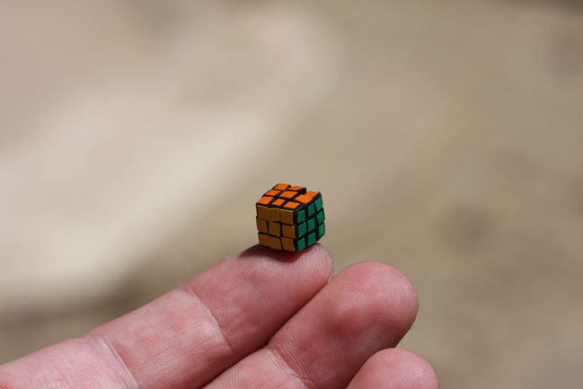 World's Smallest Rubik's Cube